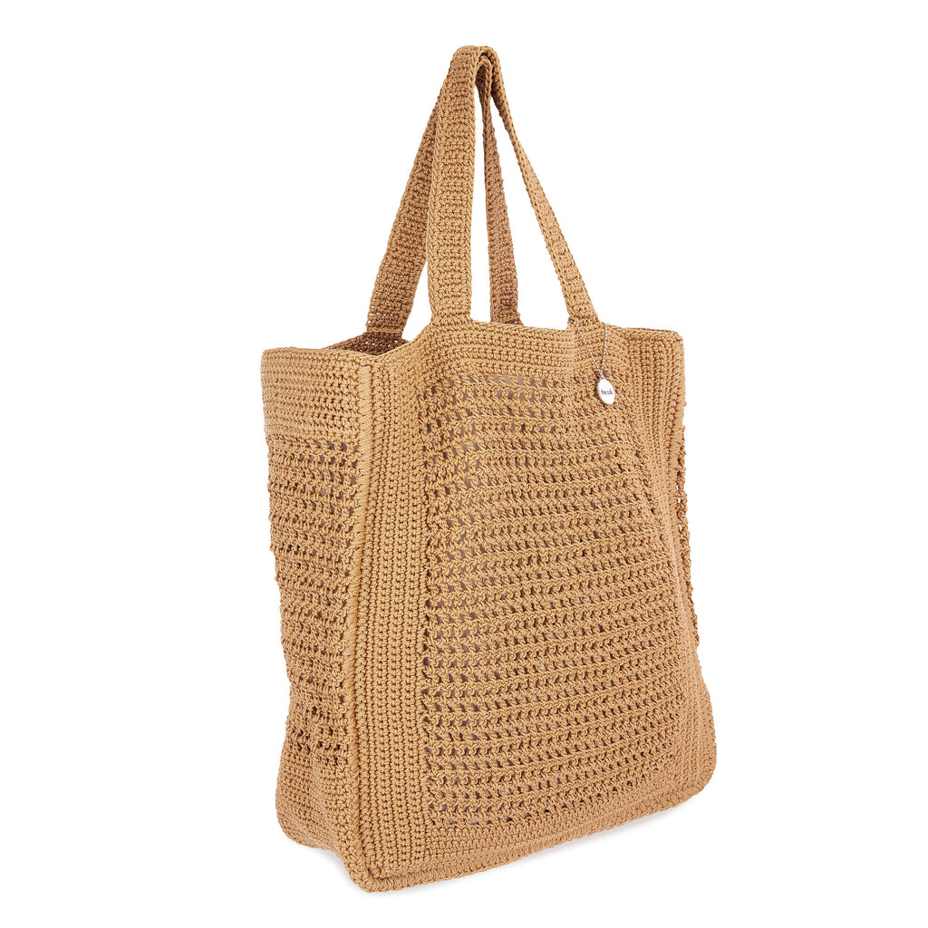 The Sak Lanie Market Tote - Hand Crochet - Bamboo