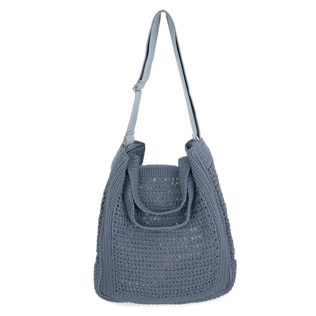 The Sak Lanie Market Tote - Hand Crochet - Maritime