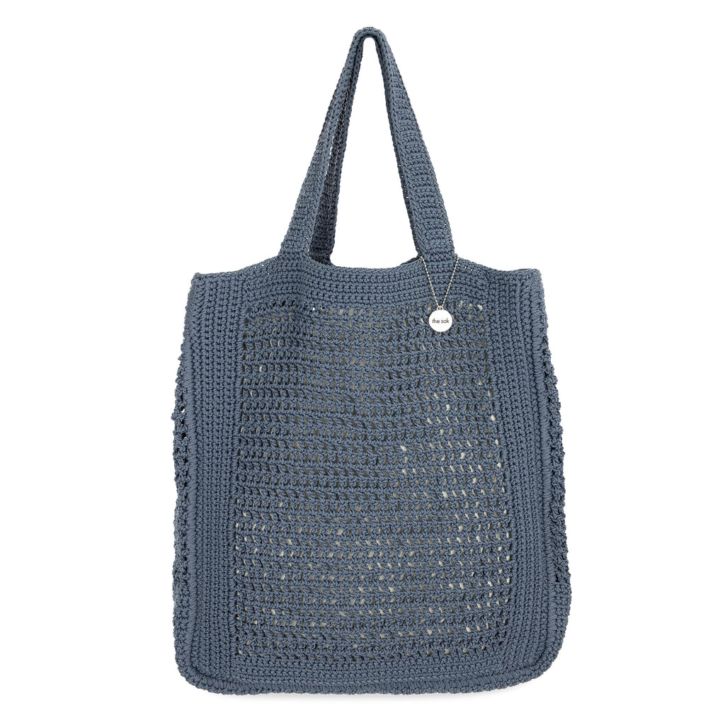 The Sak Lanie Market Tote - Hand Crochet - Maritime