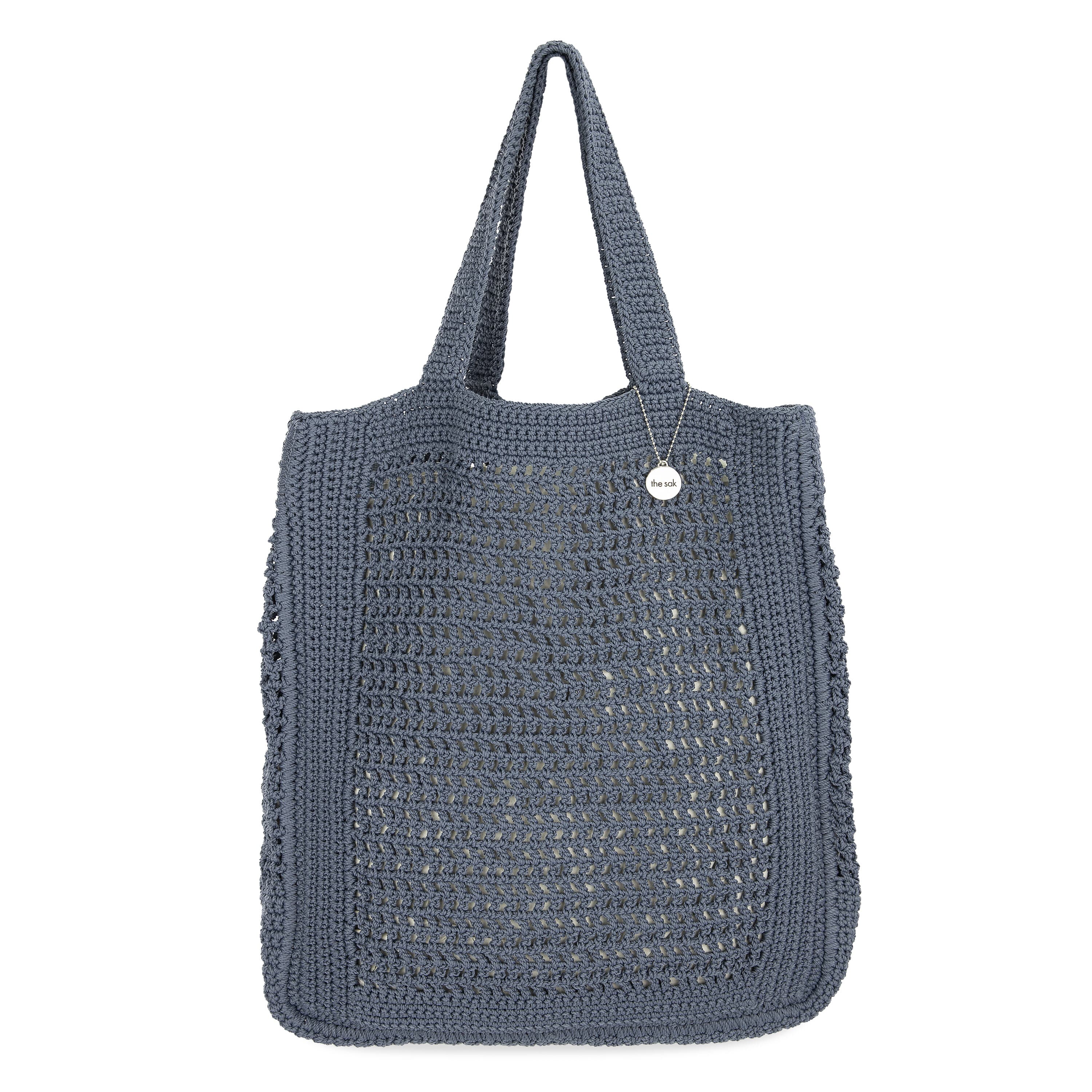 The Sak Lanie Market Tote - Hand Crochet - Maritime