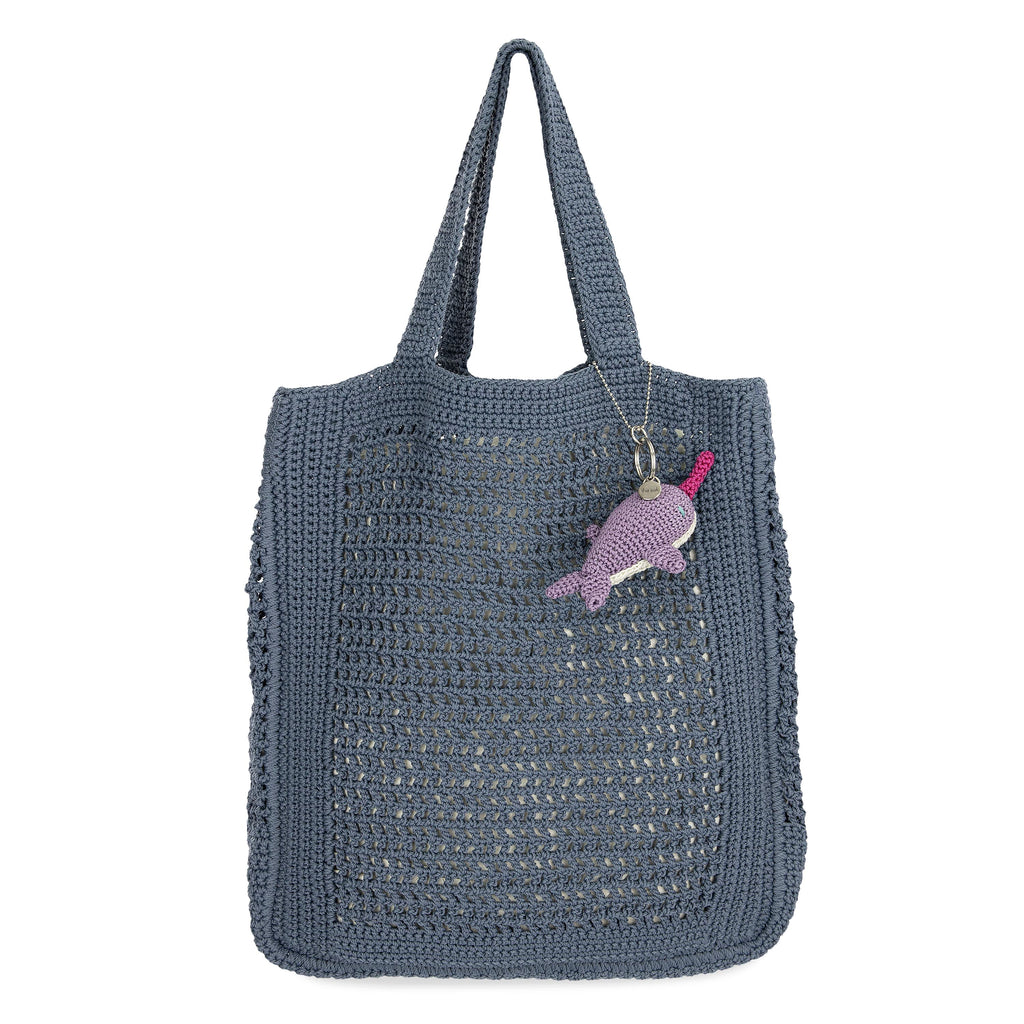 The Sak Lanie Market Tote - Hand Crochet - Maritime