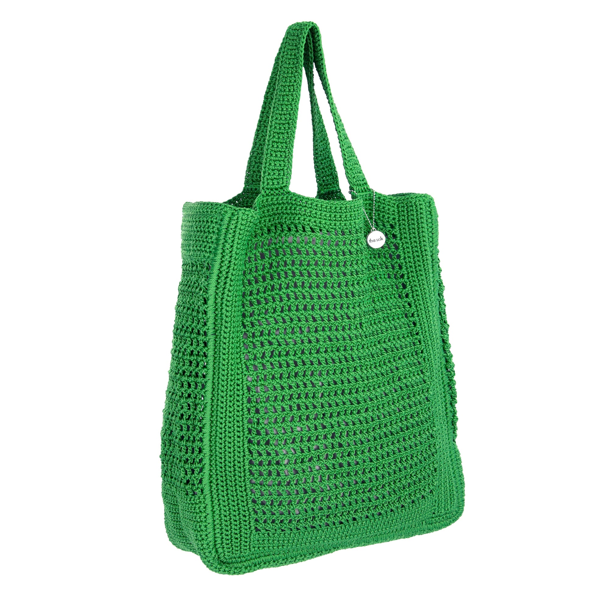 The Sak Lanie Market Tote Crochet - |Kelly Green|