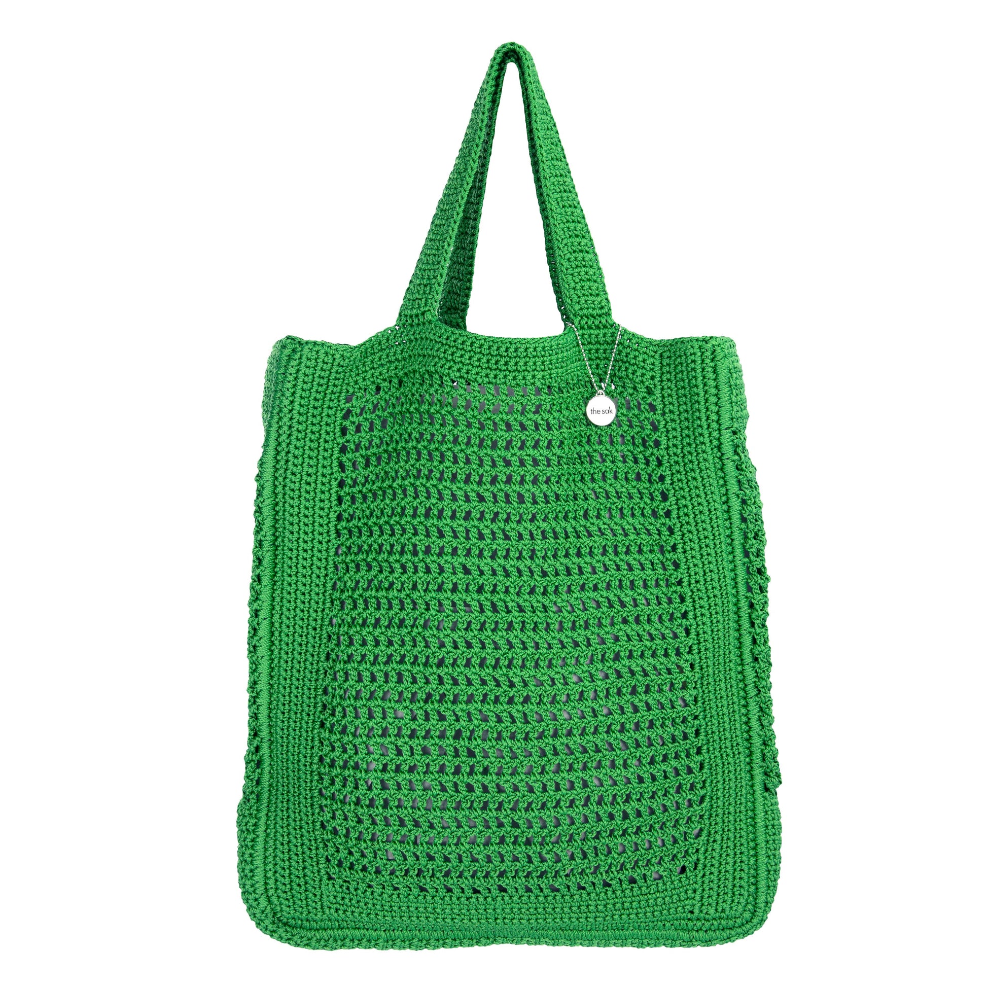 The Sak Lanie Market Tote Crochet - |Kelly Green|