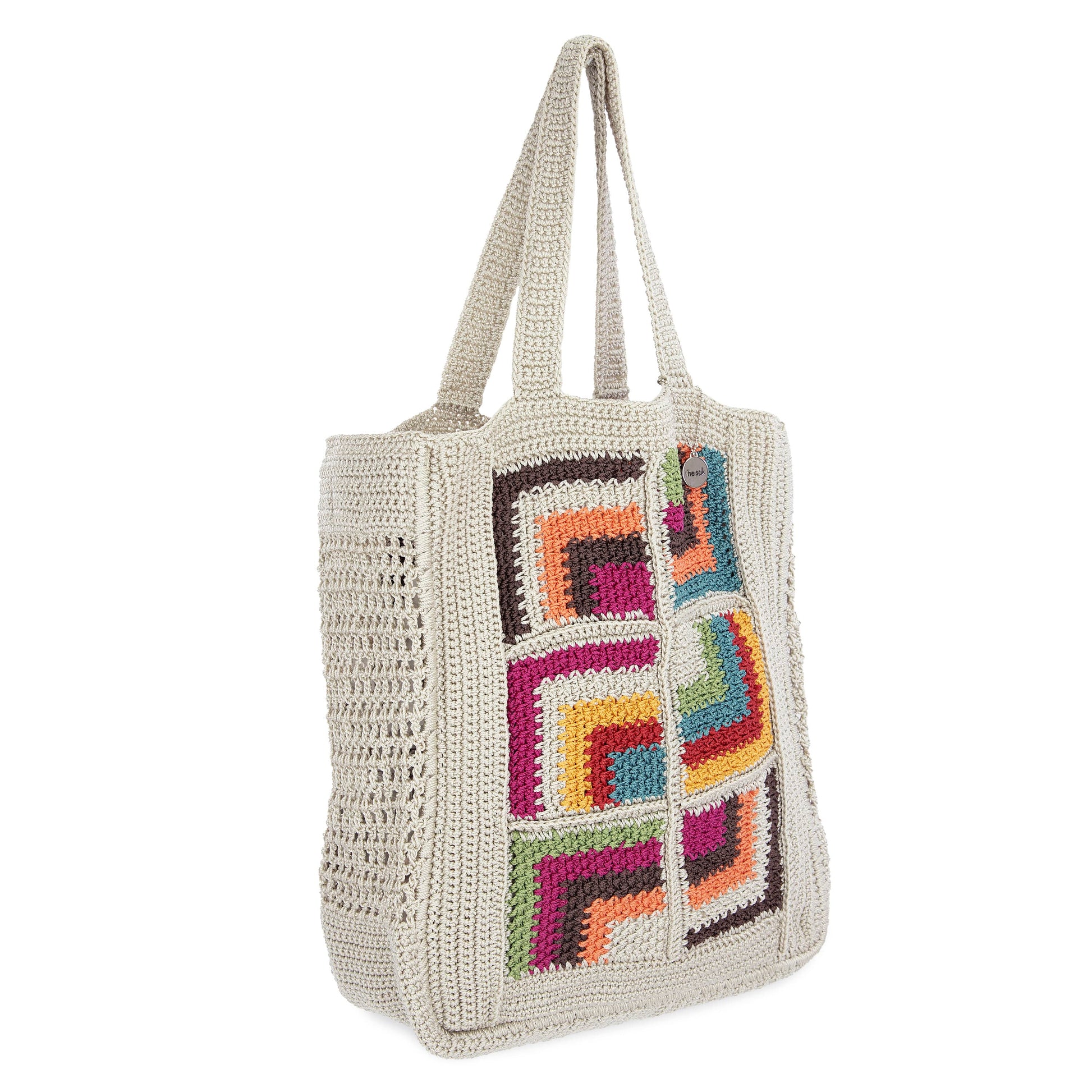 The Sak Lanie Market Tote Crochet - |Multi Geo|