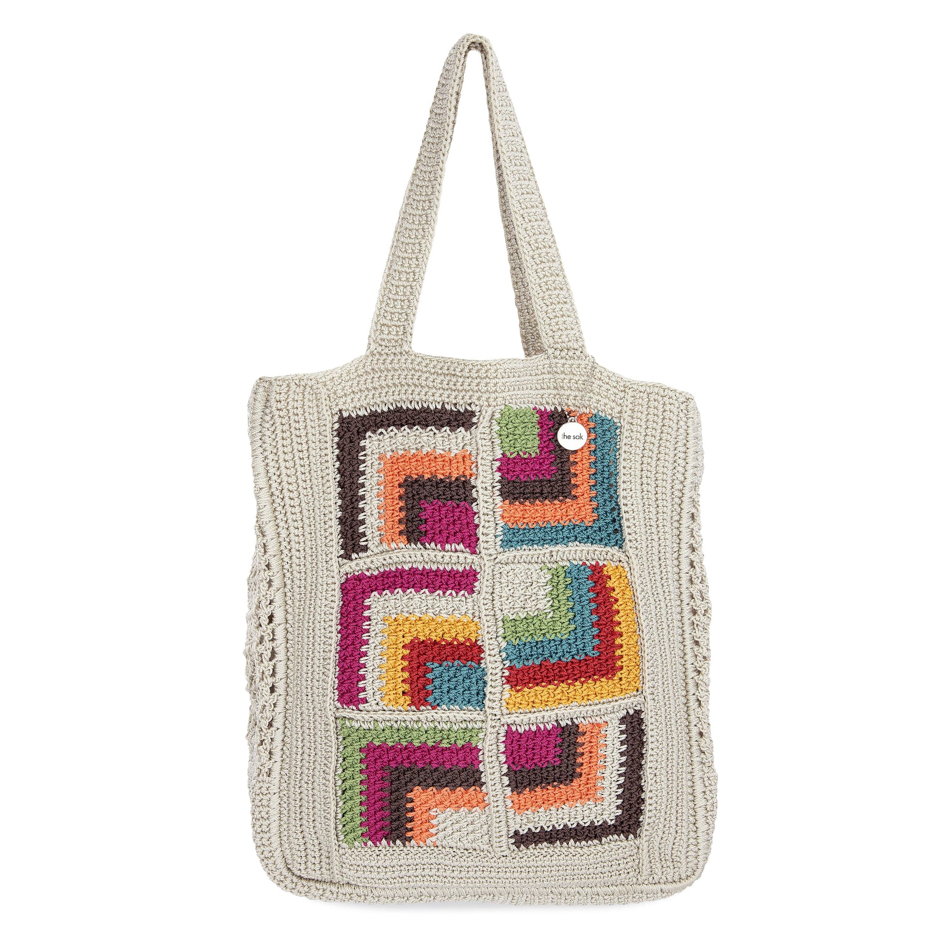 The Sak Lanie Market Tote Crochet - |Multi Geo|