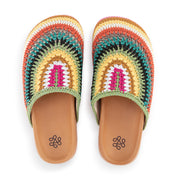 Bolinas Clog - Hand Crochet - Island Dusk