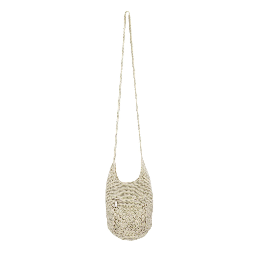 The Sak 121 Crossbody - Hand Crochet - Natural Patch
