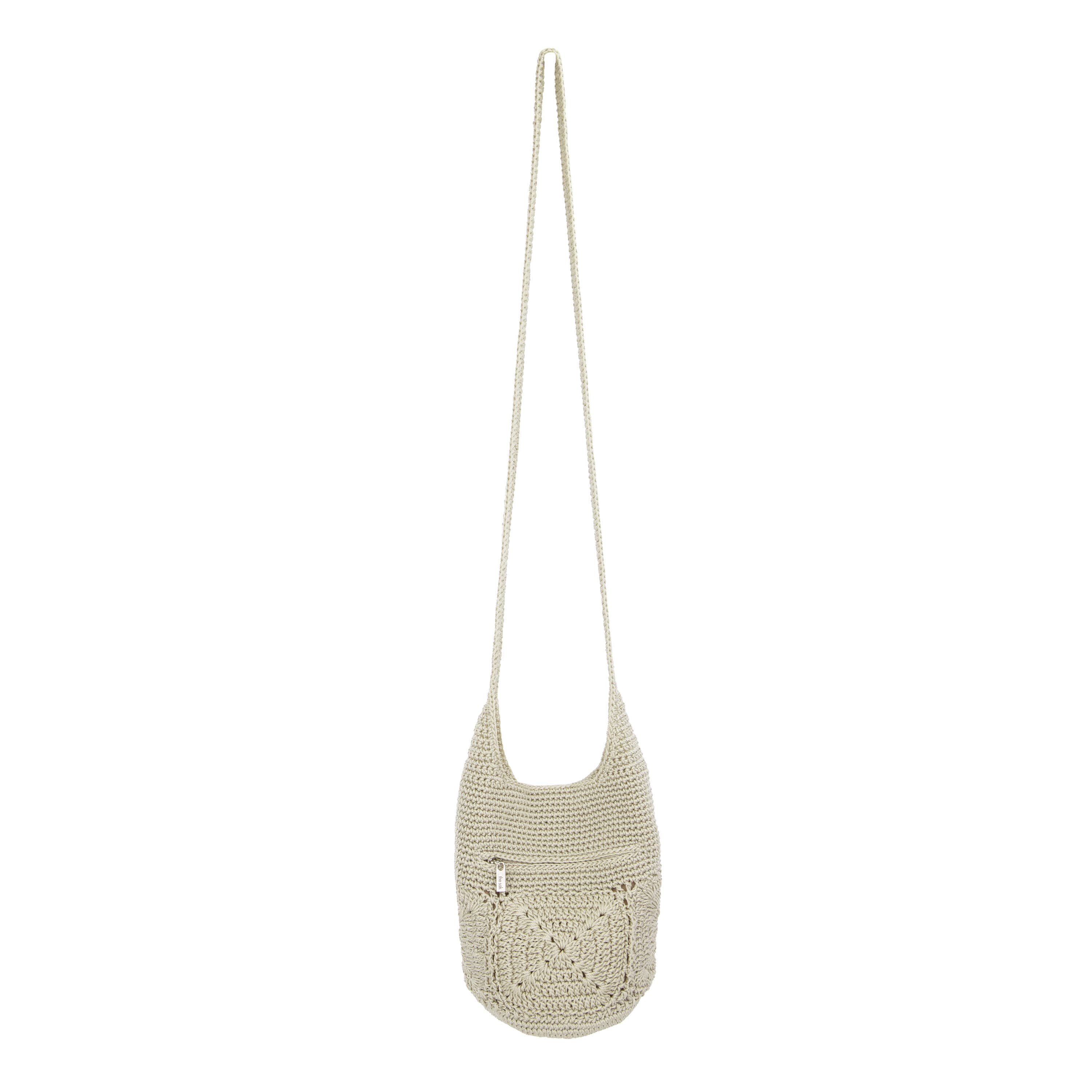 The Sak 121 Crossbody - Hand Crochet - Natural Patch