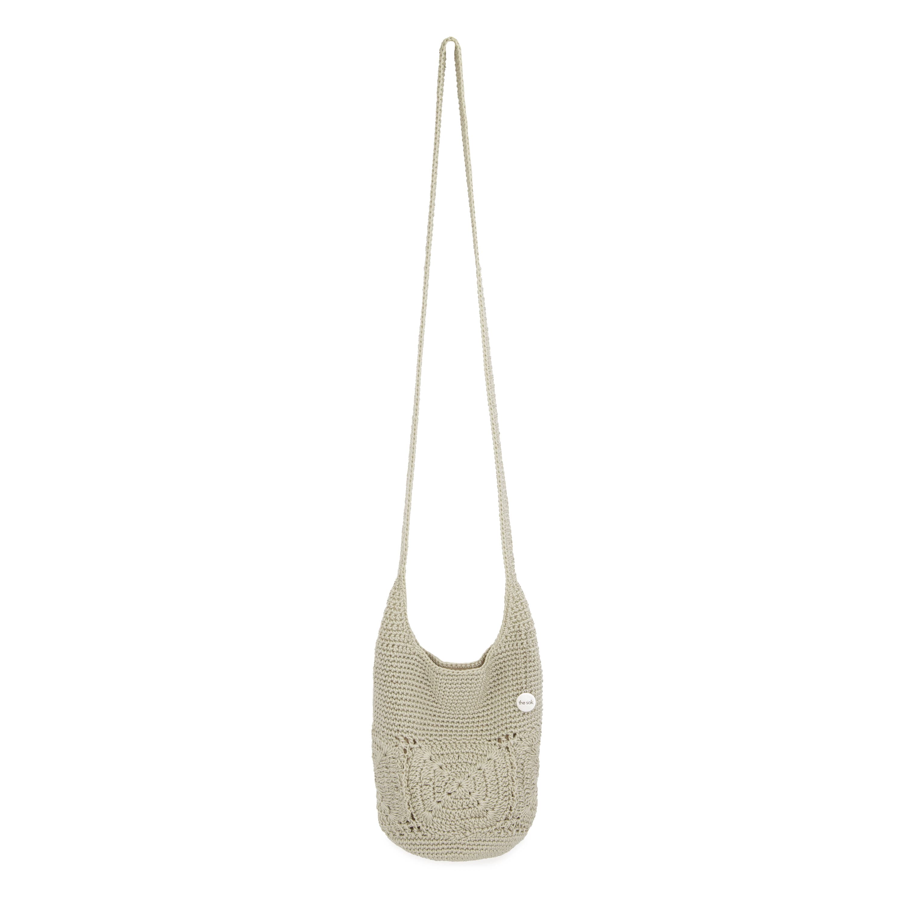 The Sak 121 Crossbody - Hand Crochet - Natural Patch