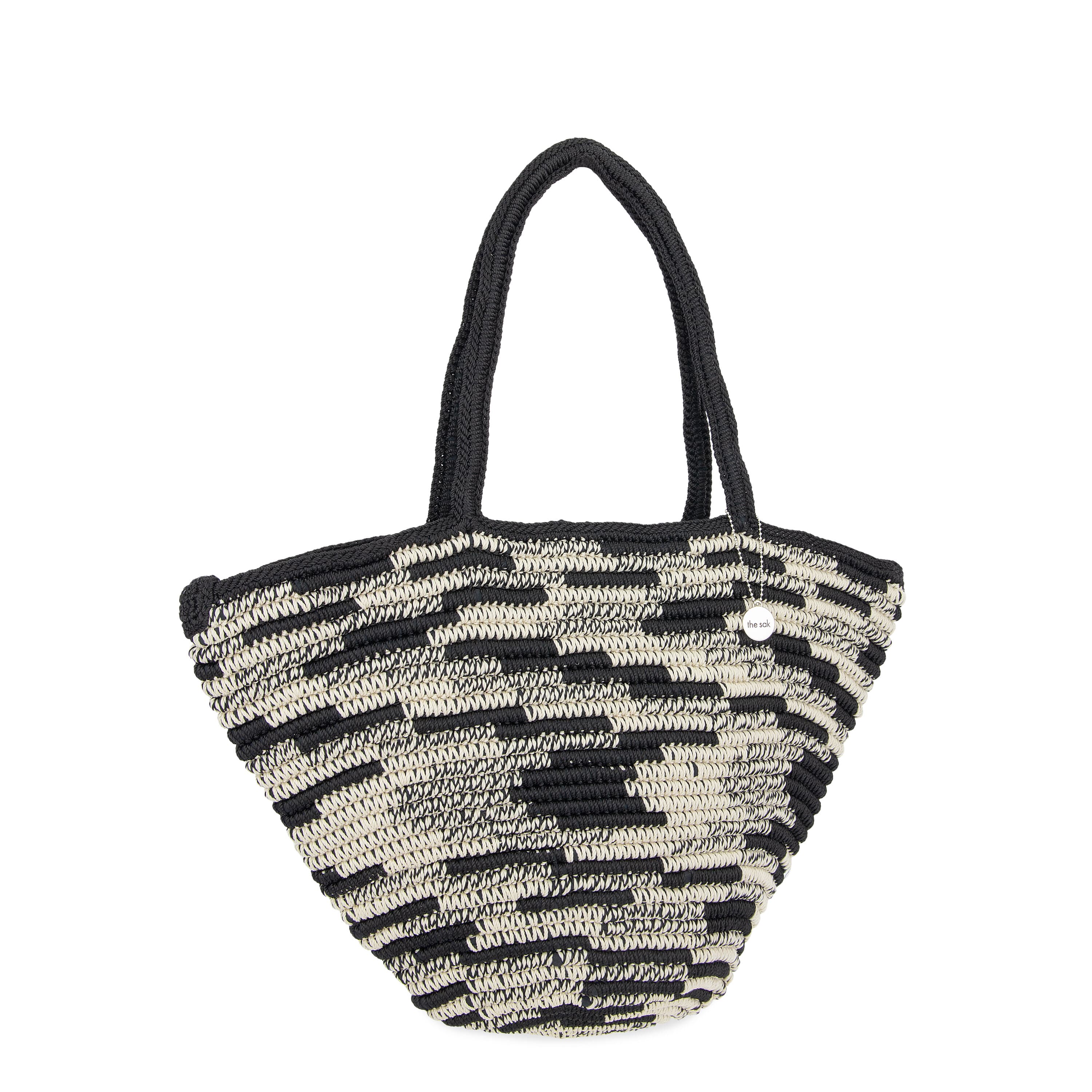 The Sak Calla Large Tote - Hand Crochet - Midnight Ombre Tile