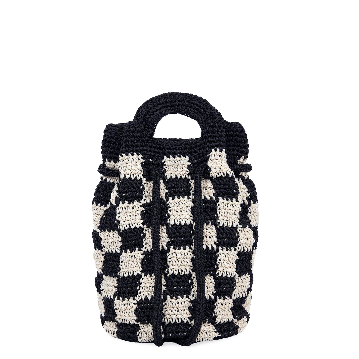 The Sak Dylan Small Backpack Crochet - |Black Check|