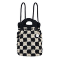 The Sak Dylan Small Backpack - Hand Crochet - Black Check