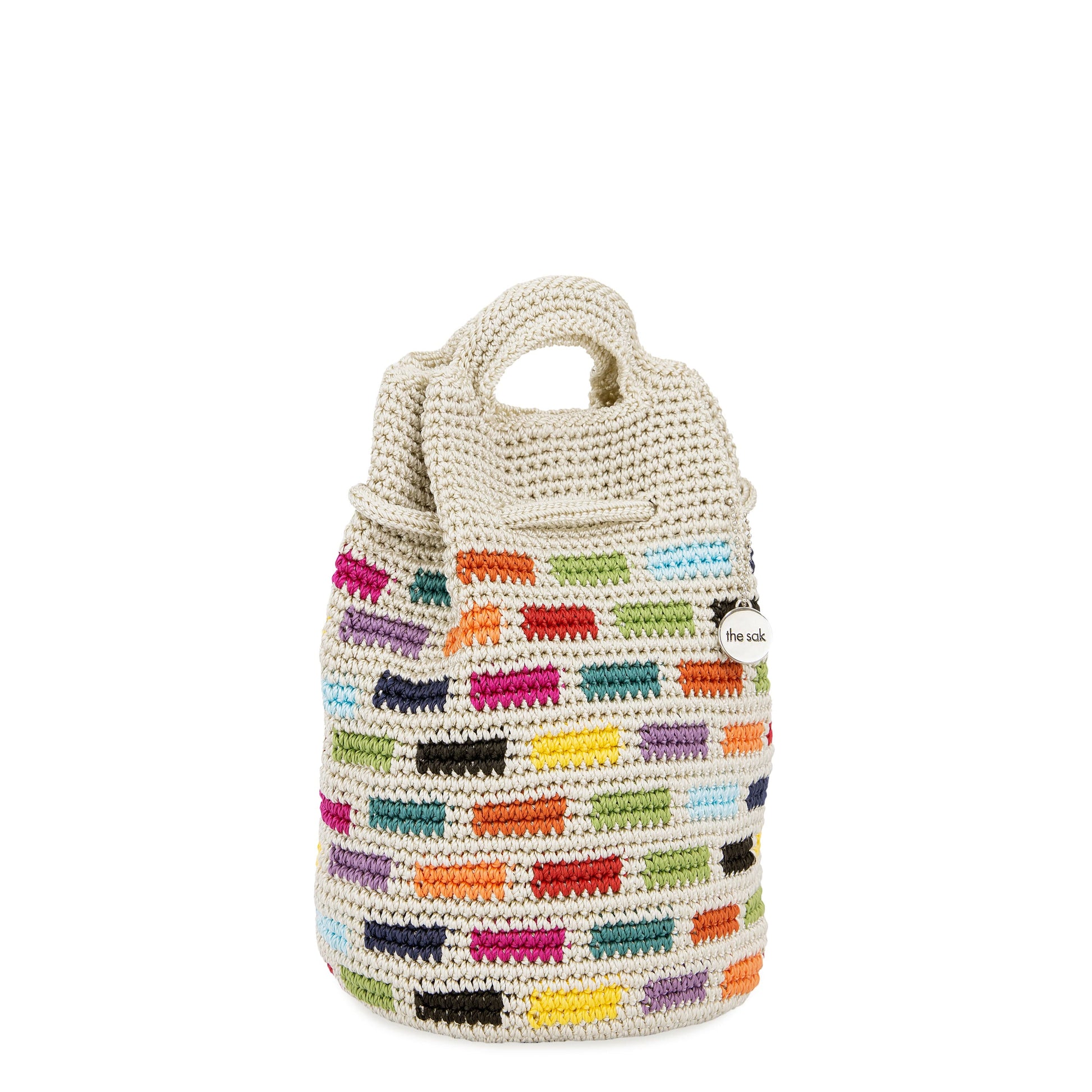 The Sak Dylan Small Backpack Crochet - |Prisma Tile|