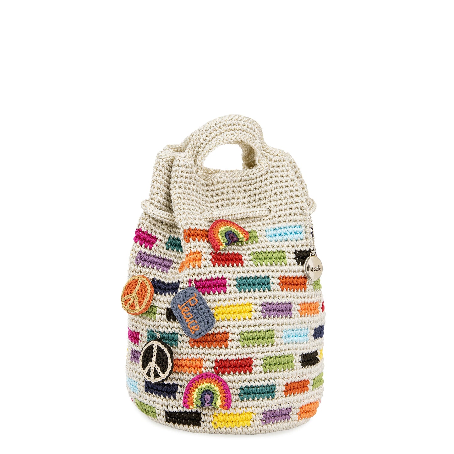 The Sak Dylan Small Backpack Crochet - |Prisma Tile|