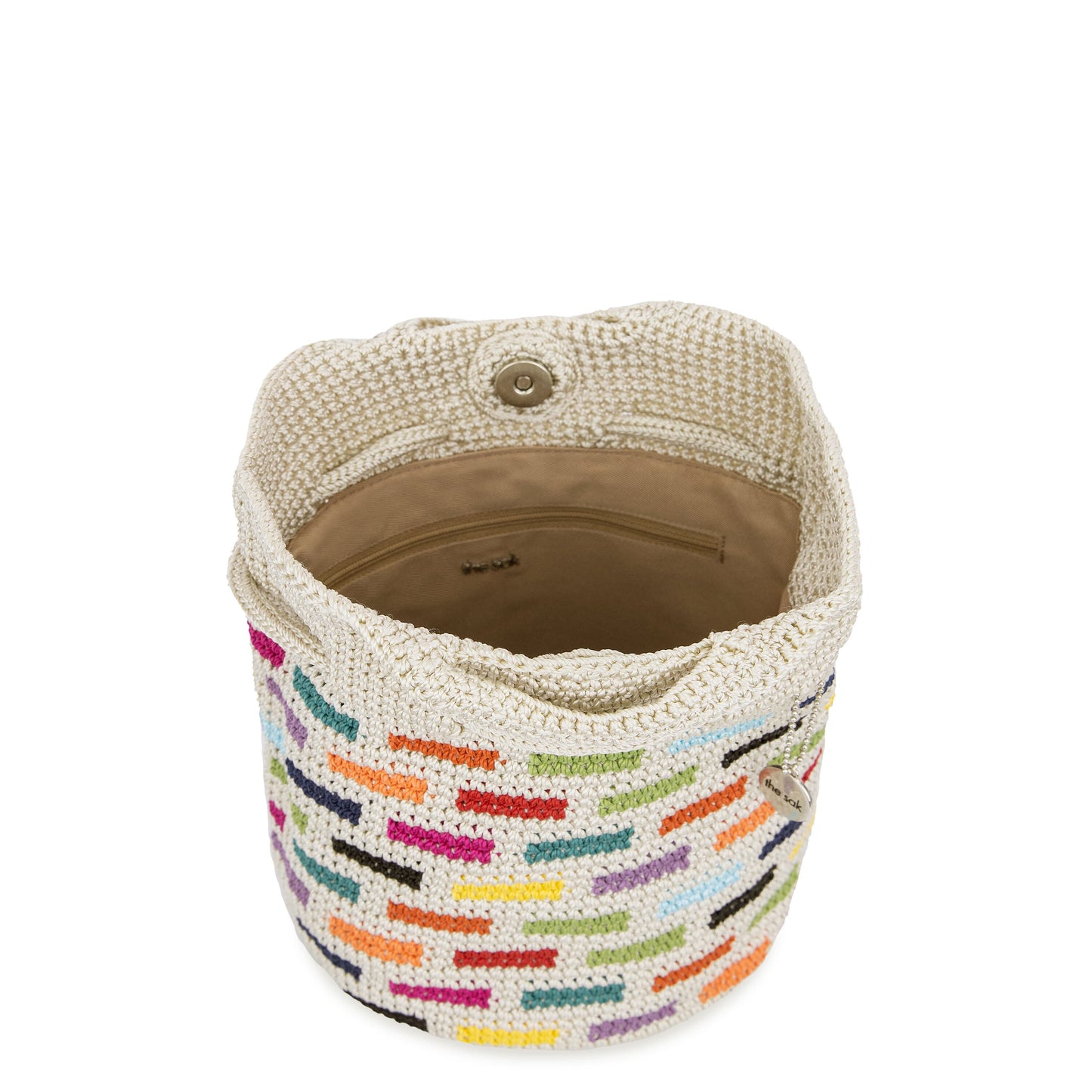 The Sak Dylan Small Backpack Crochet - |Prisma Tile|