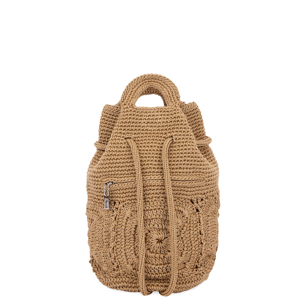 The Sak Dylan Small Backpack - Hand Crochet - Bamboo Patch