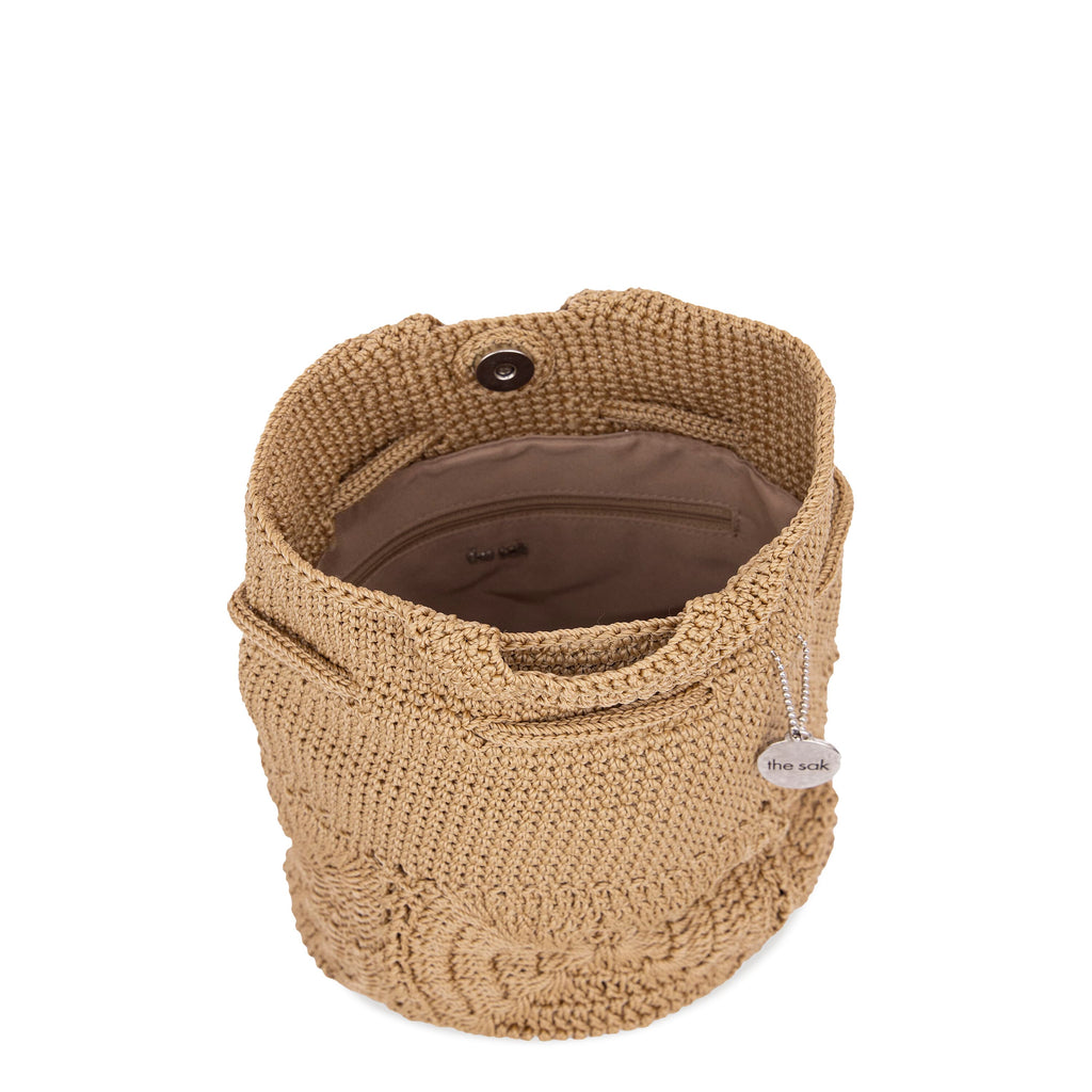 The Sak Dylan Small Backpack - Hand Crochet - Bamboo Patch