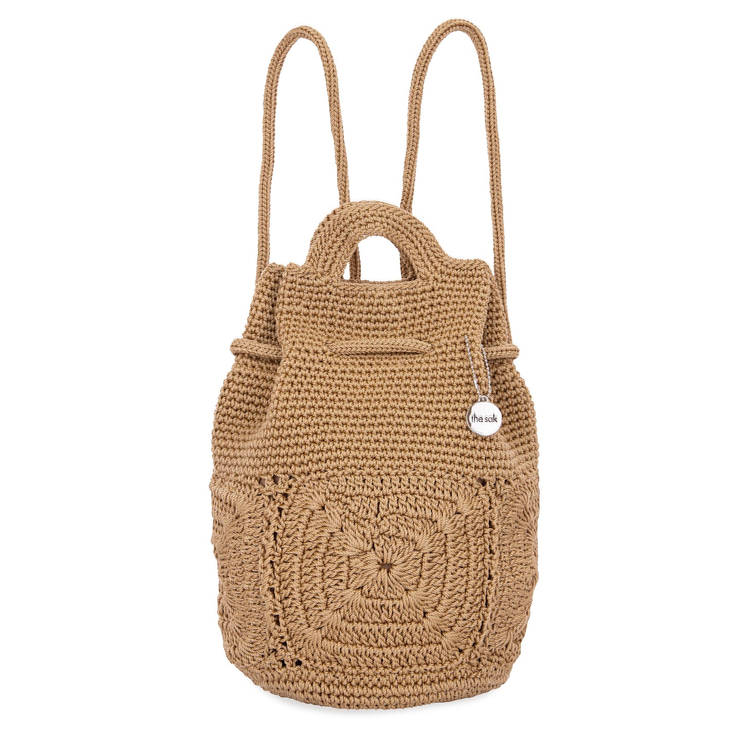 The Sak Dylan Small Backpack Crochet - |Bamboo Patch|