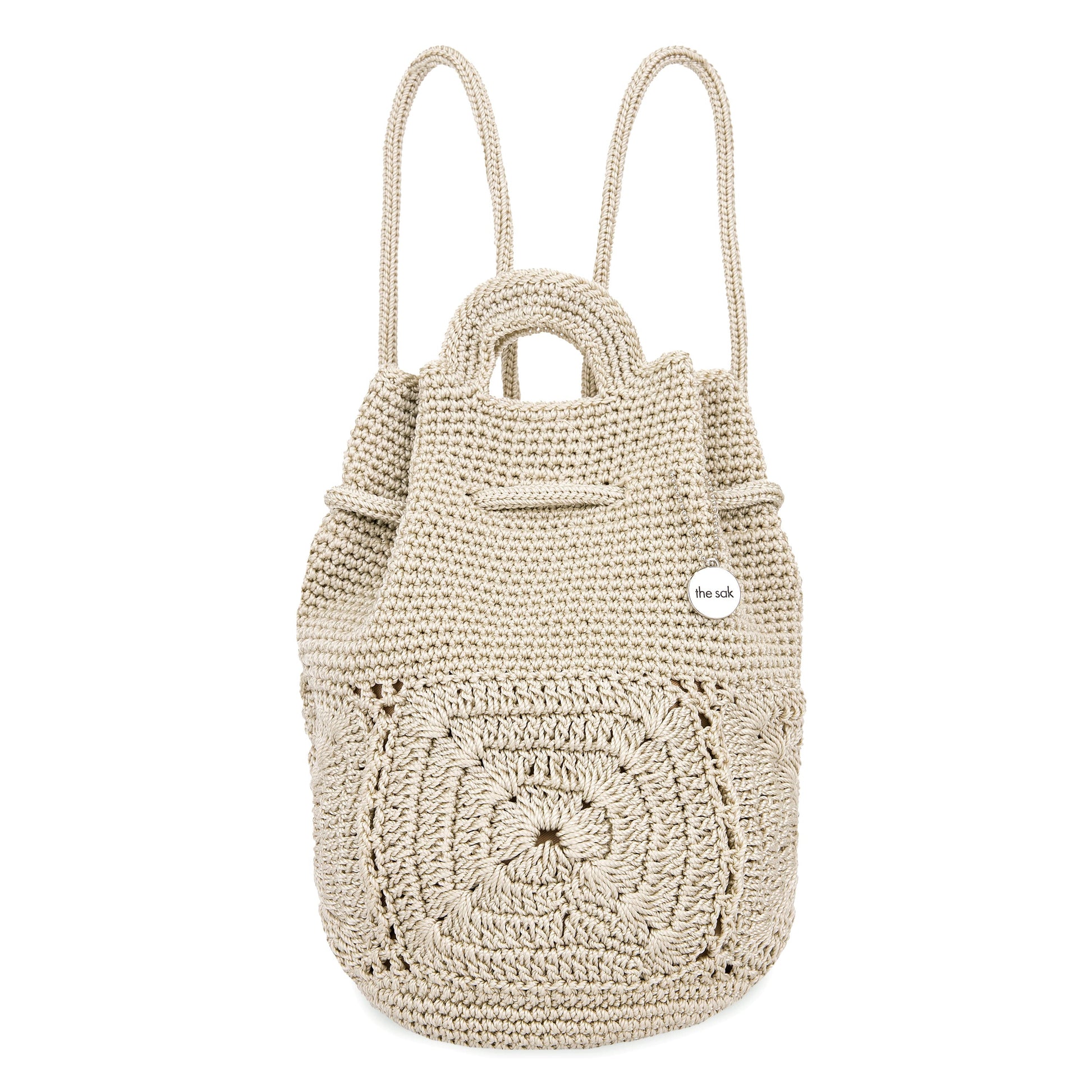 The Sak Dylan Small Backpack Crochet - |Natural Patch|