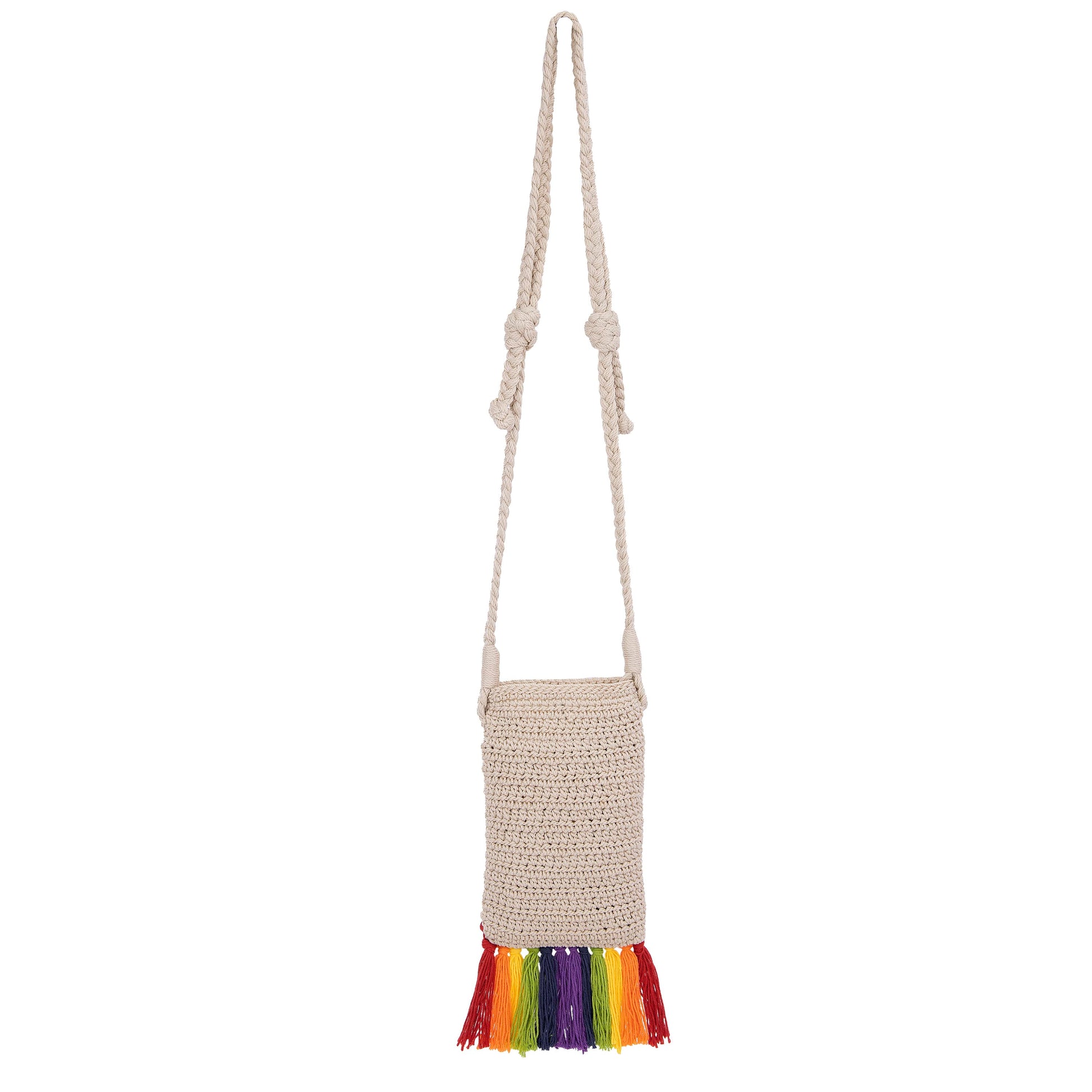 The Sak Josie Mini Crossbody Crochet - |Rainbow Ecru|