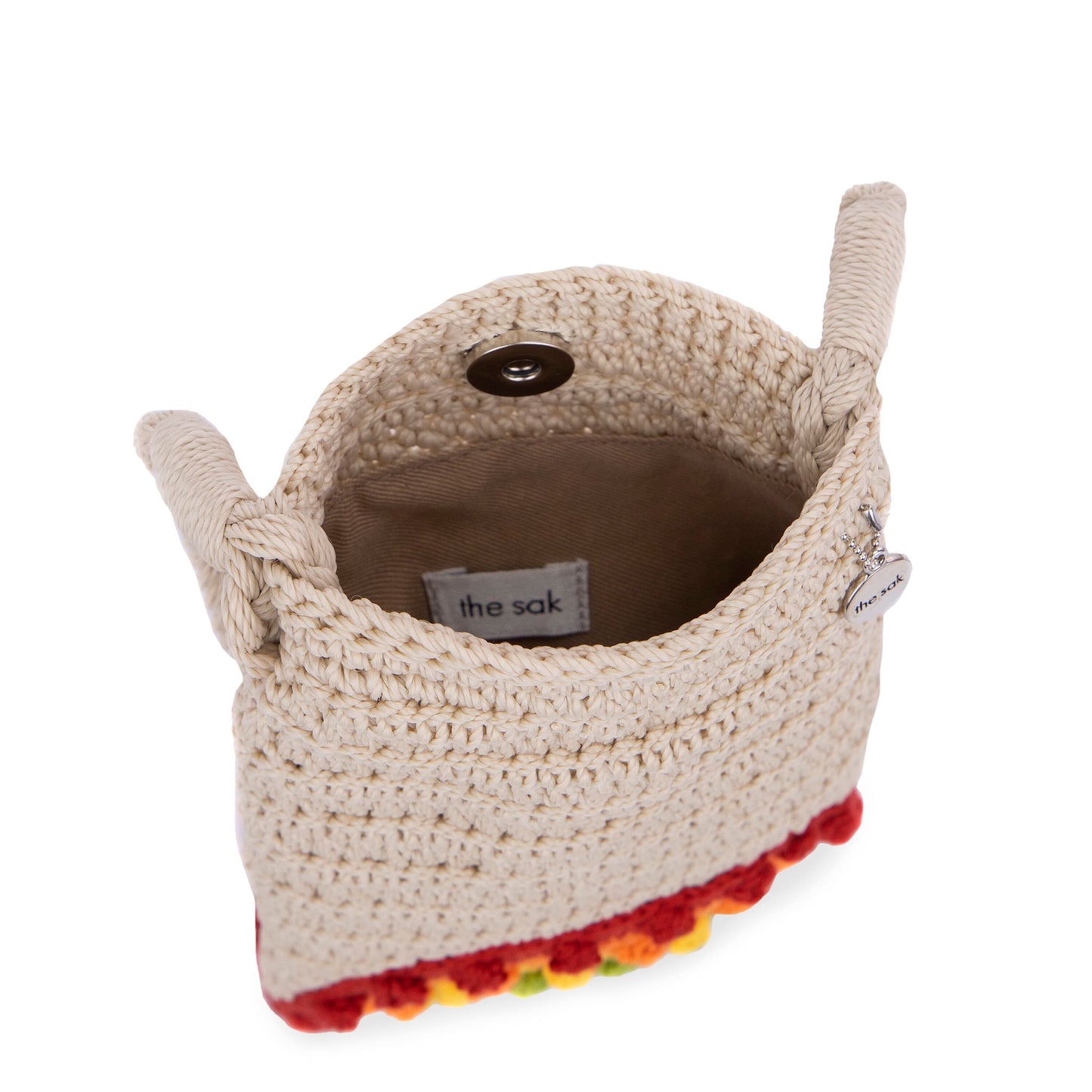 The Sak Josie Mini Crossbody Crochet - |Rainbow Ecru|