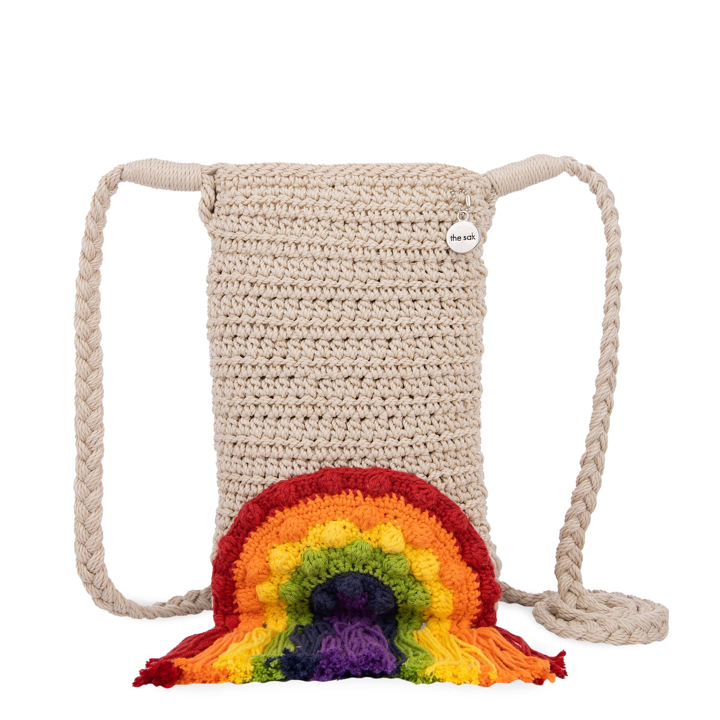 The Sak Josie Mini Crossbody Crochet - |Rainbow Ecru|
