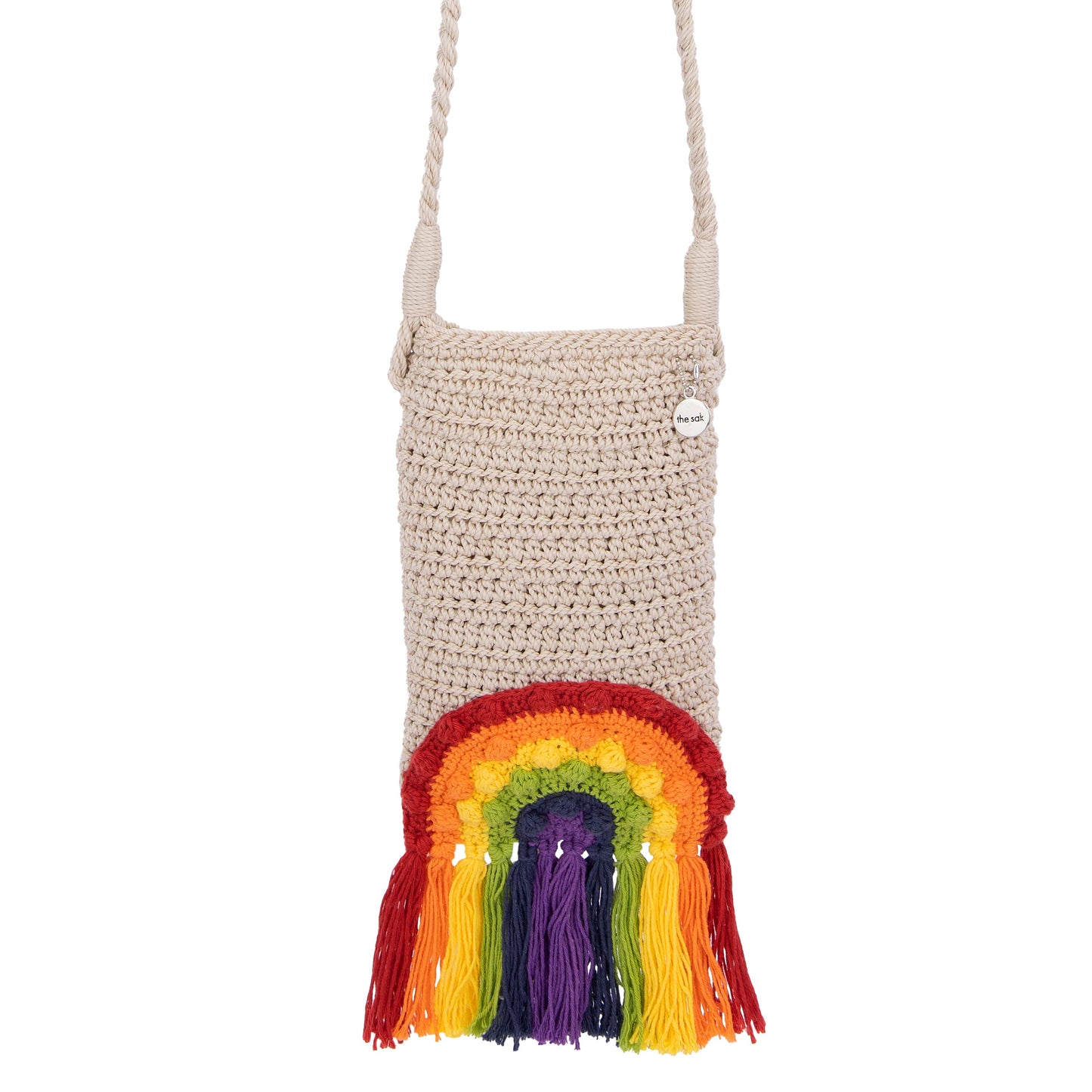 The Sak Josie Mini Crossbody Crochet - |Rainbow Ecru|