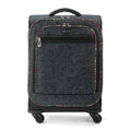 Sakroots On The Go 21" Spinner Luggage Bundle - EcoTwill - Black Rainbow Spirit Desert