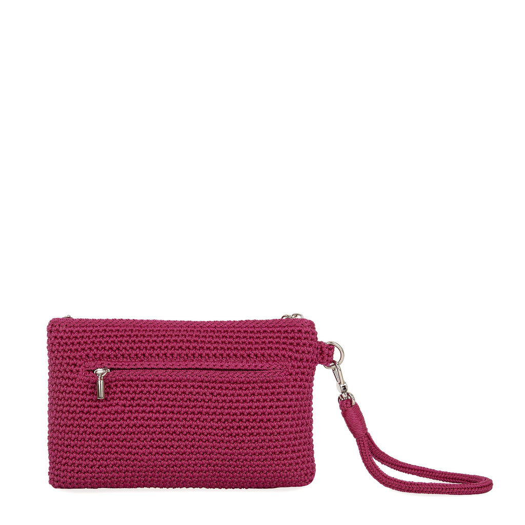 The Sak Vita Wristlet - Hand Crochet - Pinkberry