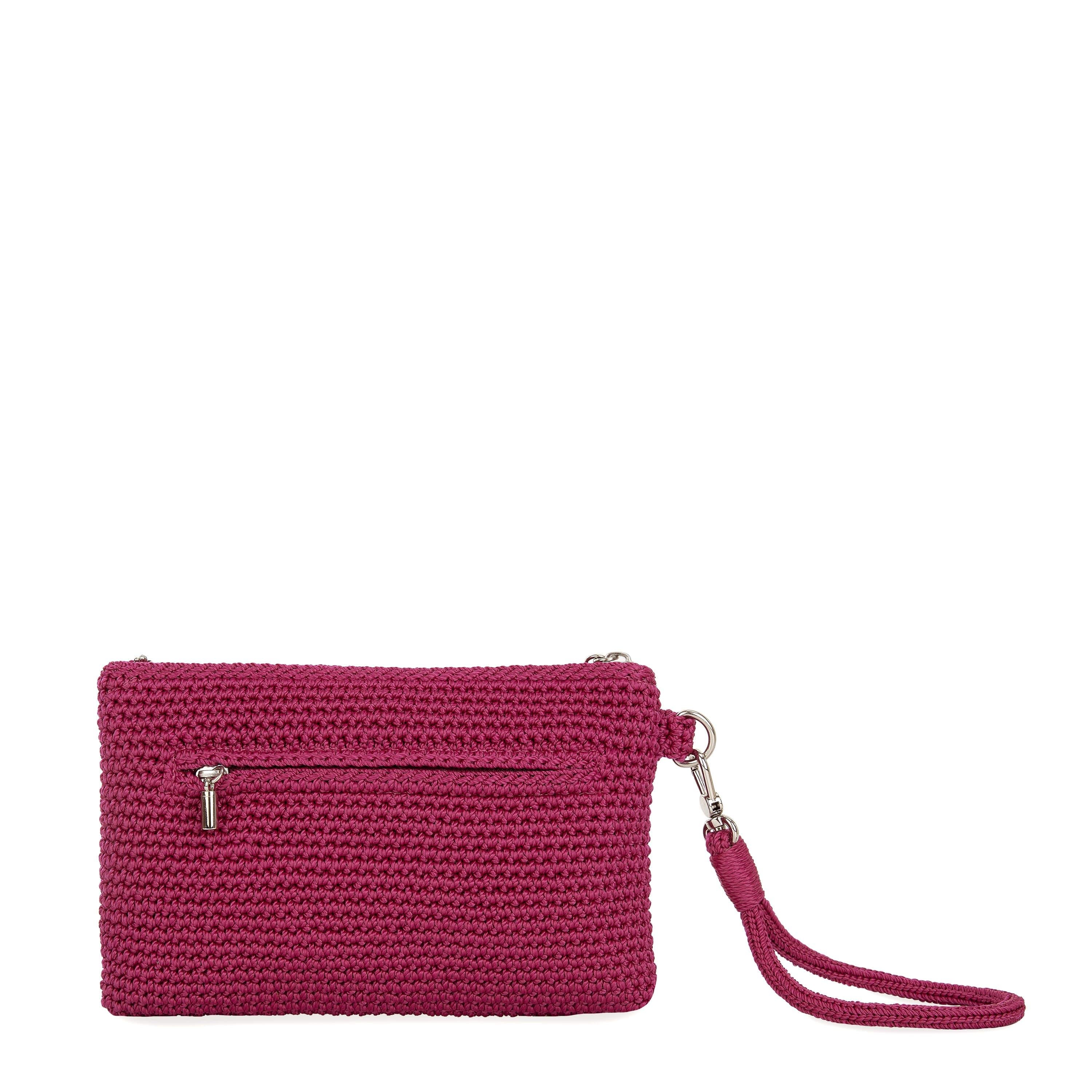 The Sak Vita Wristlet - Hand Crochet - Pinkberry