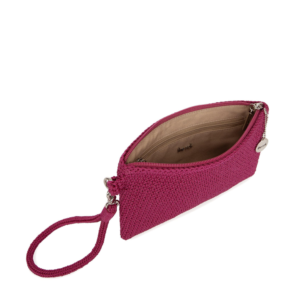 The Sak Vita Wristlet - Hand Crochet - Pinkberry