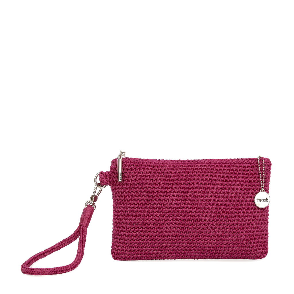 The Sak Vita Wristlet - Hand Crochet - Pinkberry