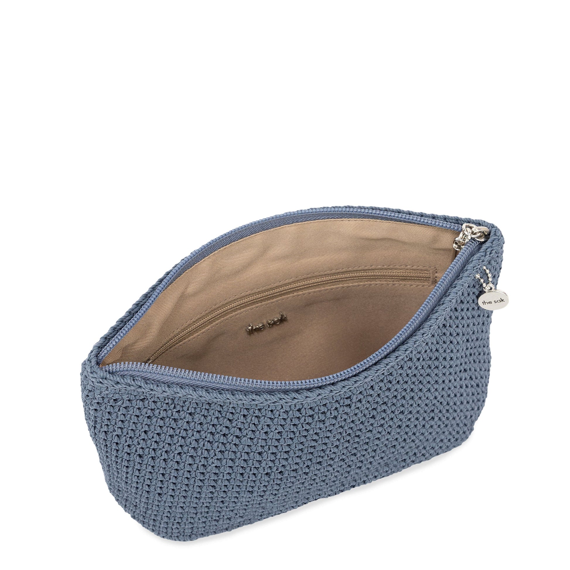 The Sak Essential Medium Pouch Crochet - |Maritime|