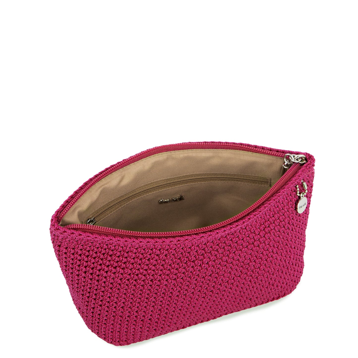 The Sak Essential Medium Pouch Crochet - |Pinkberry|