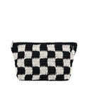The Sak Essential Pouch - Hand Crochet - Black Check