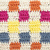 Bolinas Clog - Hand Crochet - Multi Check