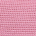 Essential Pouch - Hand Crochet - Tulip Pink Heart