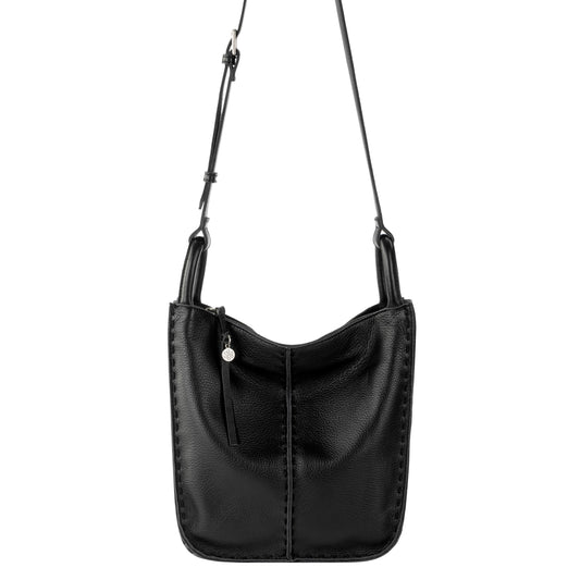 The Sak Los Feliz Slouchy Crossbody Leather - |Black|