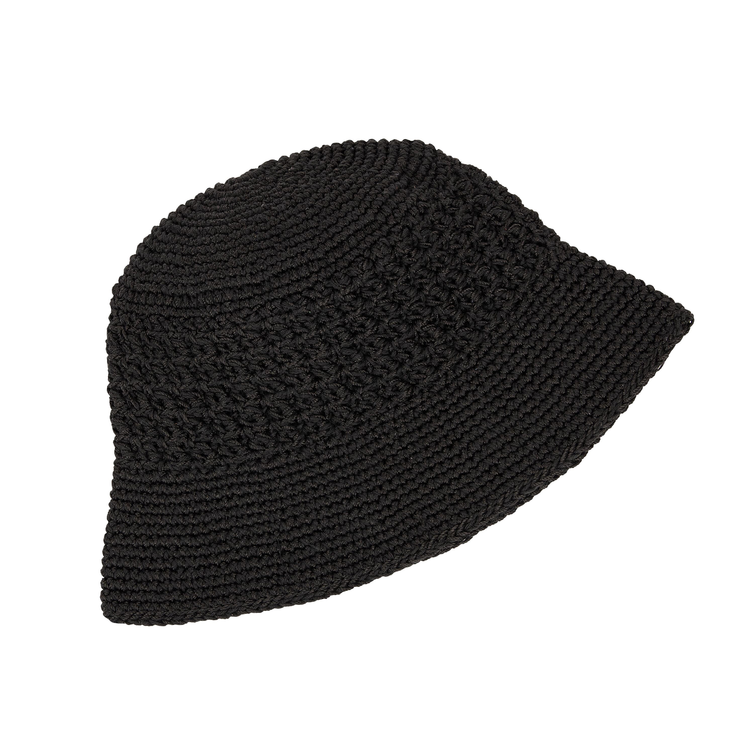 The Sak Lanie Bucket Hat - Hand Crochet - Black