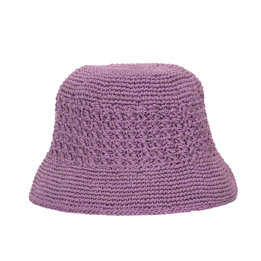 The Sak Lanie Bucket Hat - Hand Crochet - Heather