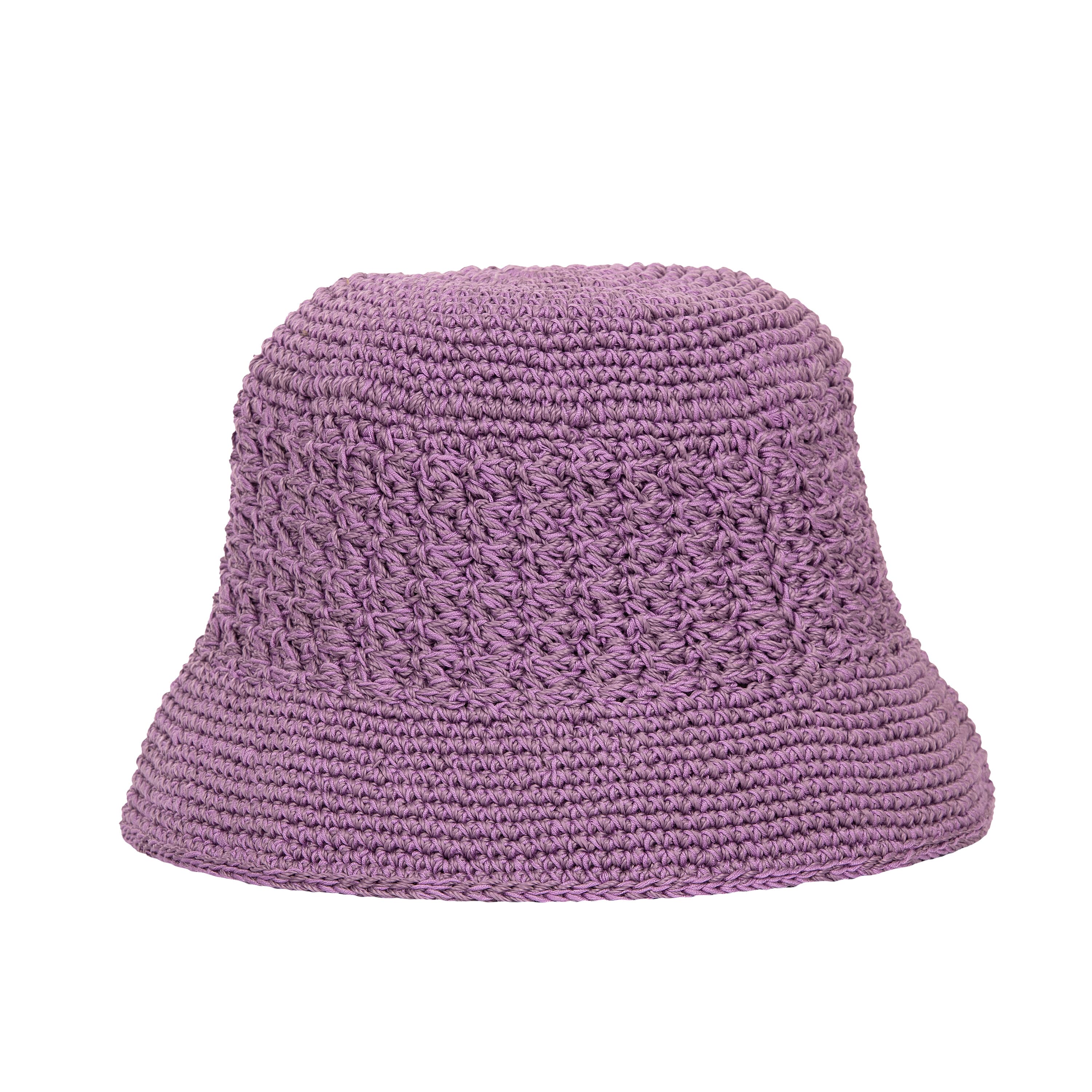 The Sak Lanie Bucket Hat - Hand Crochet - Heather
