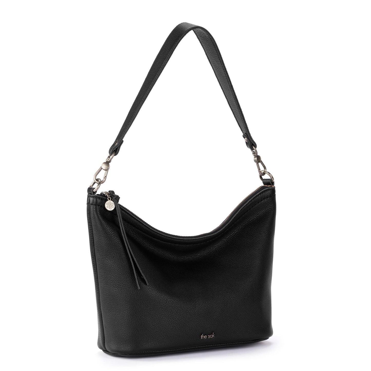 The Sak Jasmine Small Hobo Leather - |Black|