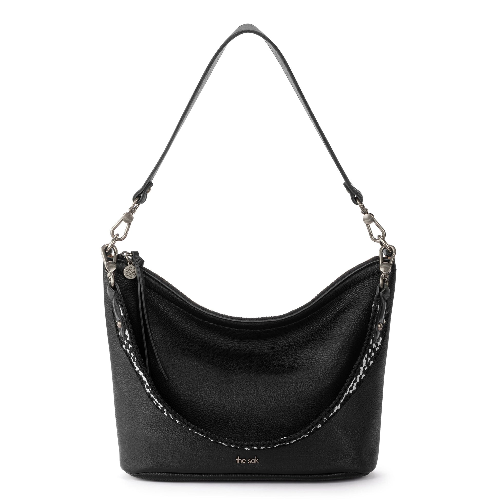 The Sak Jasmine Small Hobo Leather - |Black|