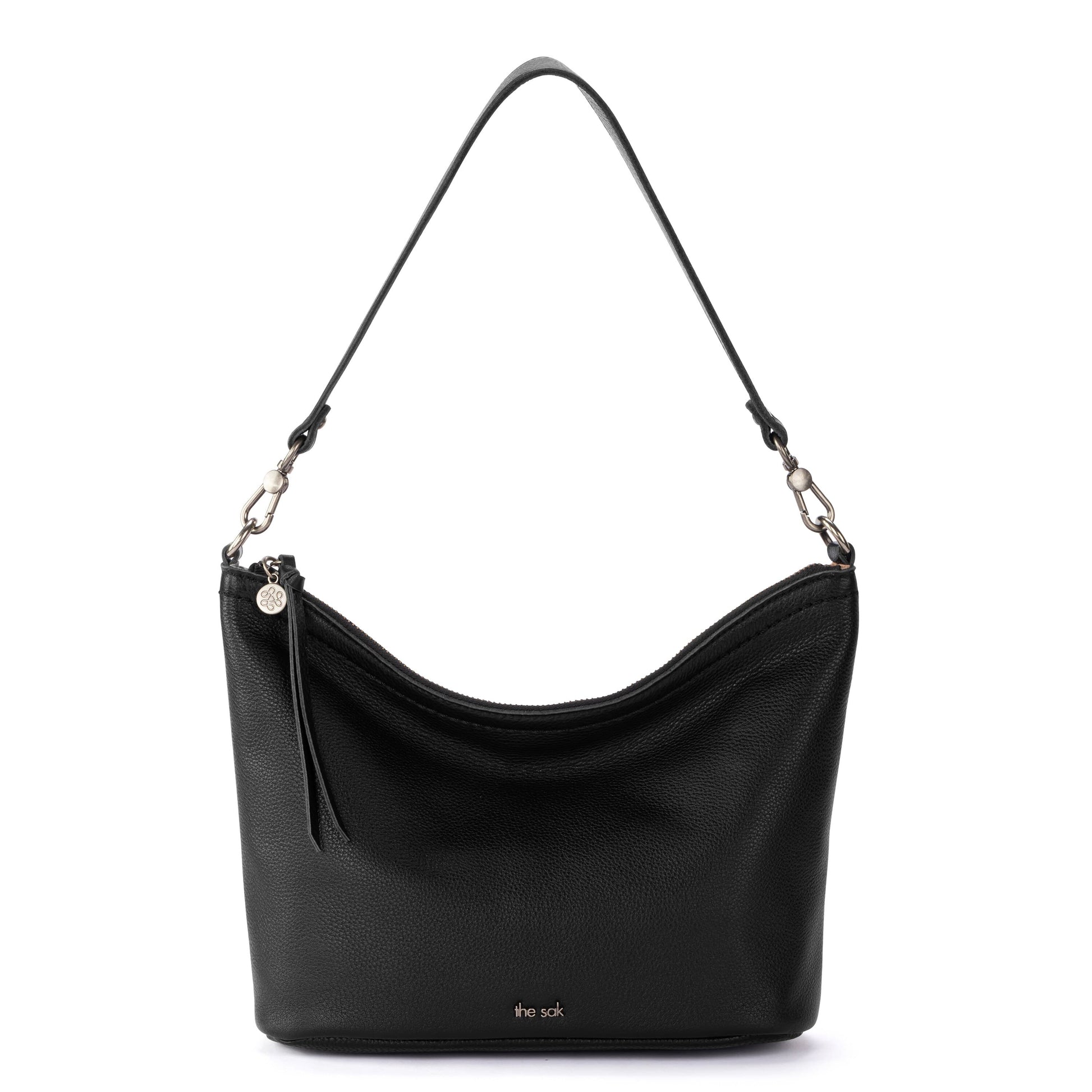 The Sak Jasmine Small Hobo Leather - |Black|