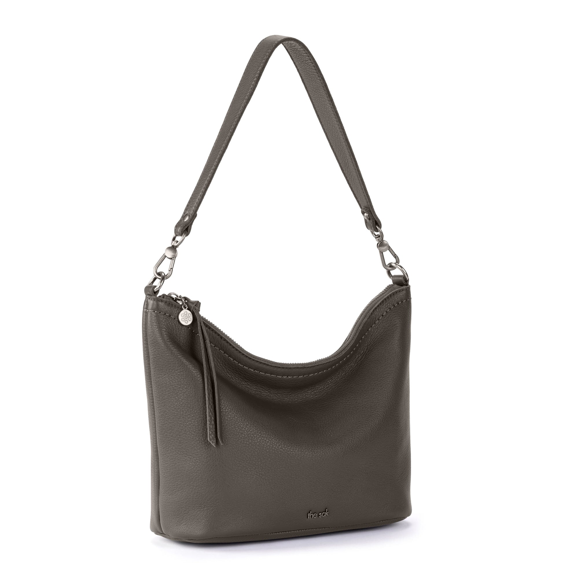 The Sak Jasmine Small Hobo Leather - |Slate|