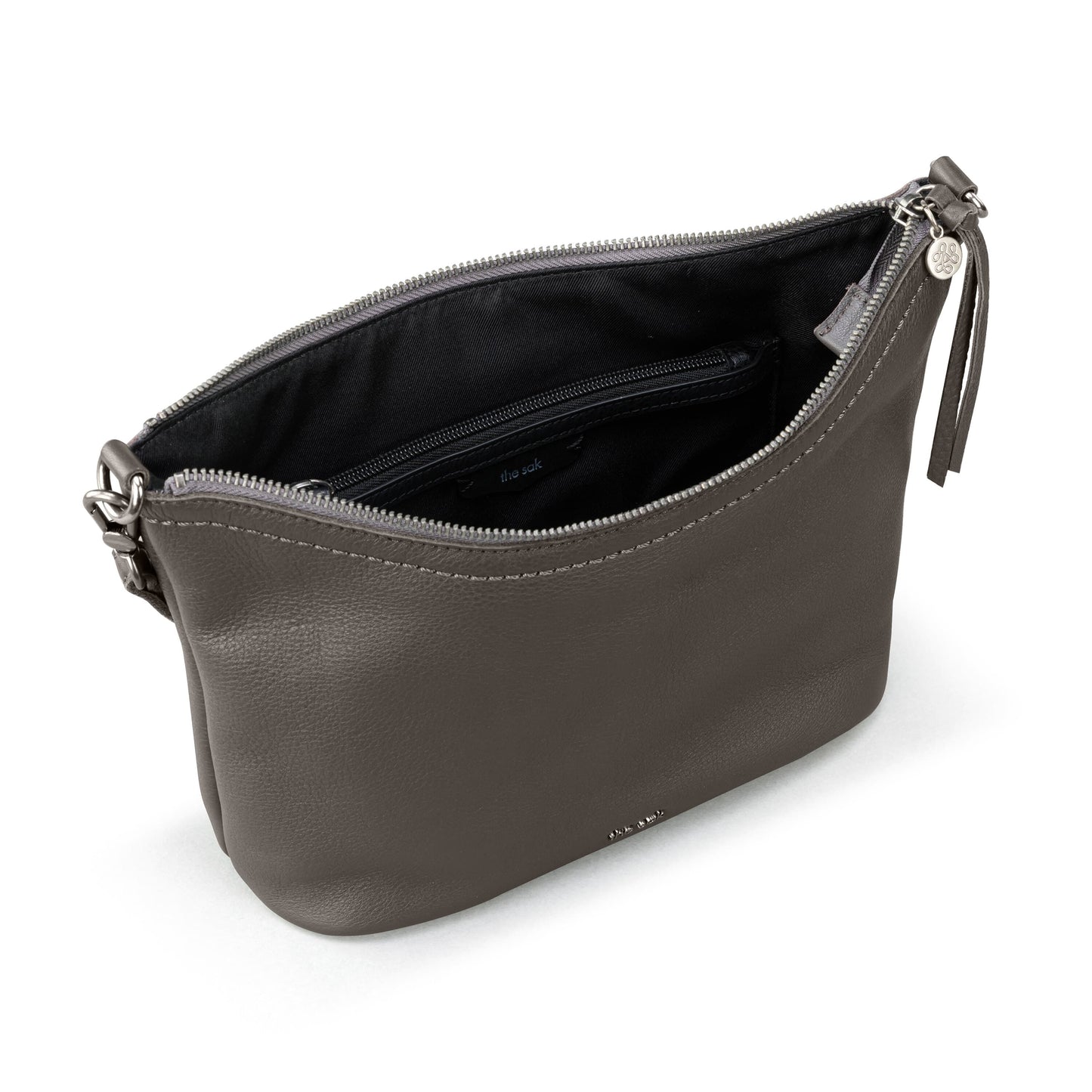 The Sak Jasmine Small Hobo Leather - |Slate|