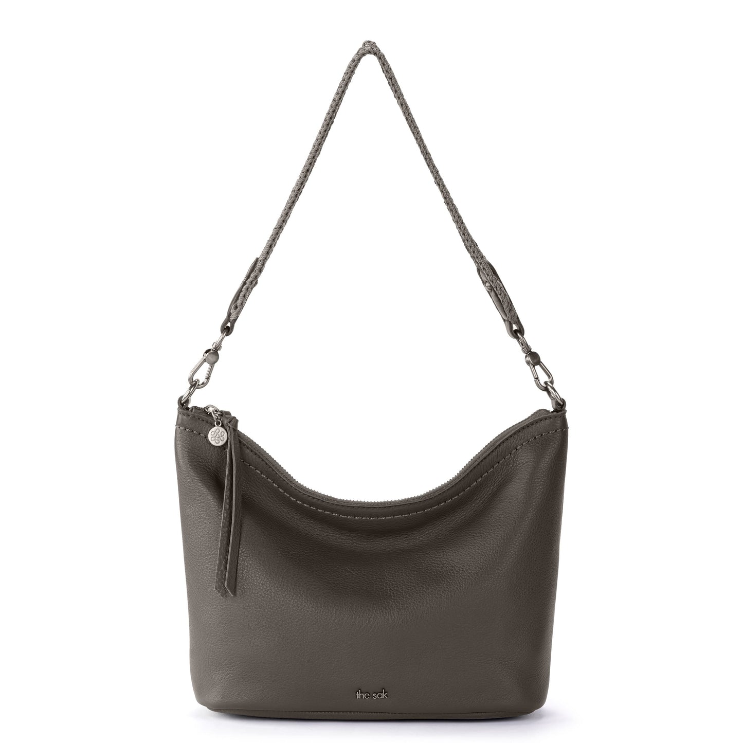The Sak Jasmine Small Hobo Leather - |Slate|