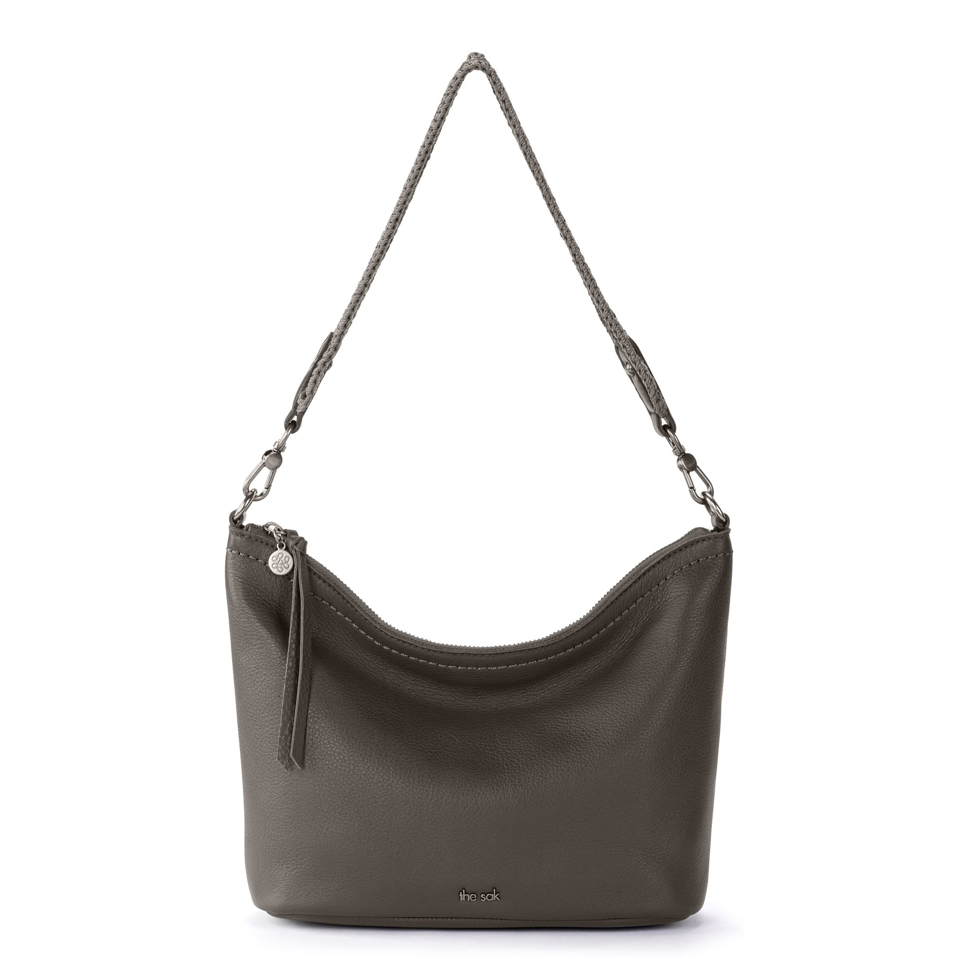 The Sak Jasmine Small Hobo Leather - |Slate|