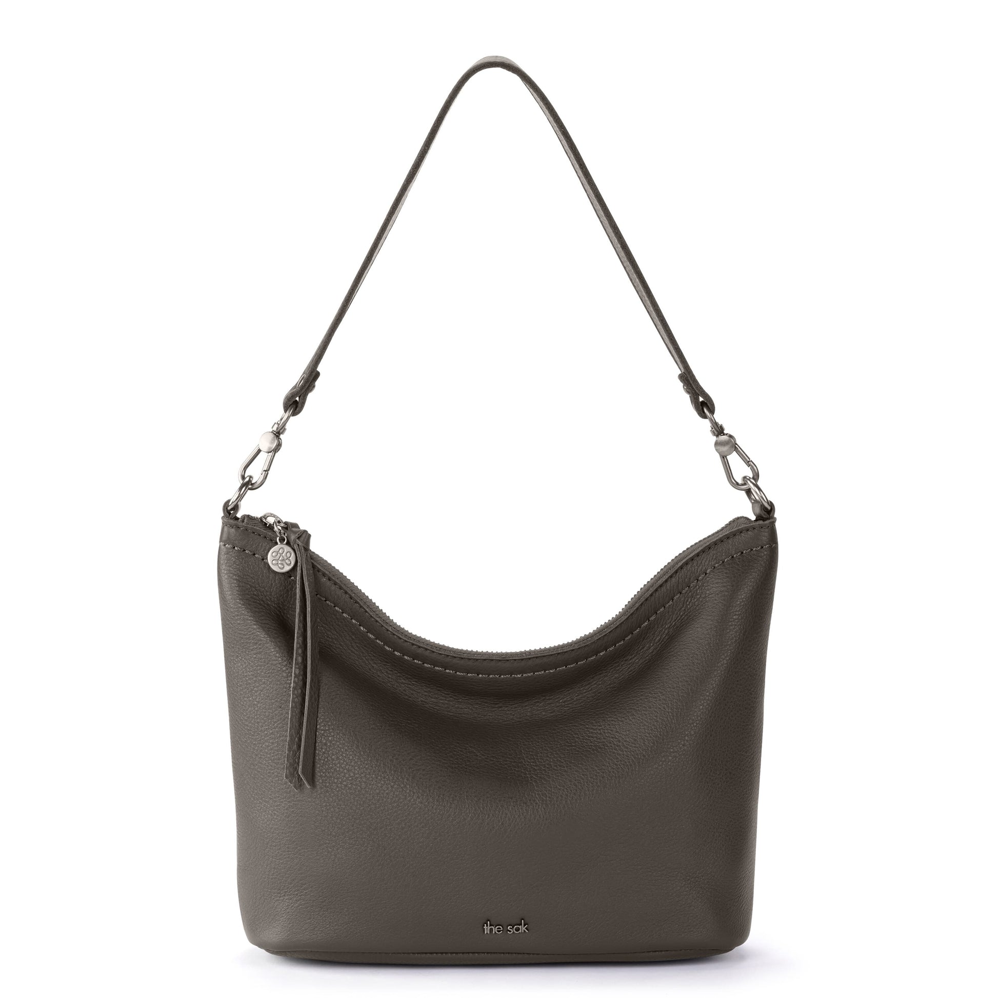 The Sak Jasmine Small Hobo Leather - |Slate|