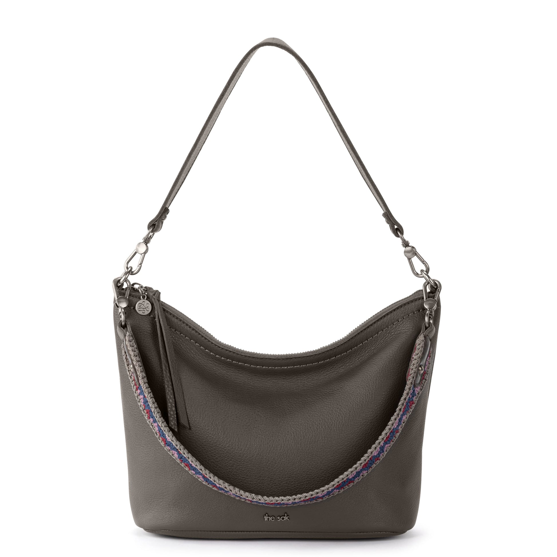 The Sak Jasmine Small Hobo Leather - |Slate|